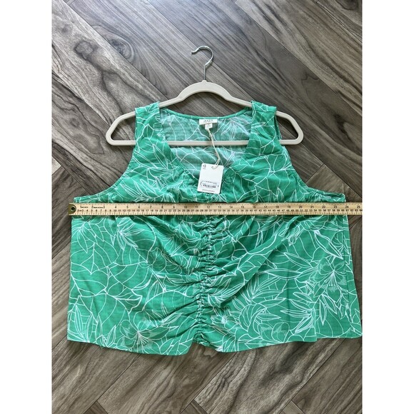 a.n.a  V Neck Sleeveless Tank Top, Women's Size 1X, Green NEW MSRP $37 - Picture 5 of 8